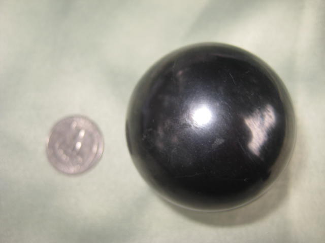 Shungite Sphere "Stone of Life" and healing 3908